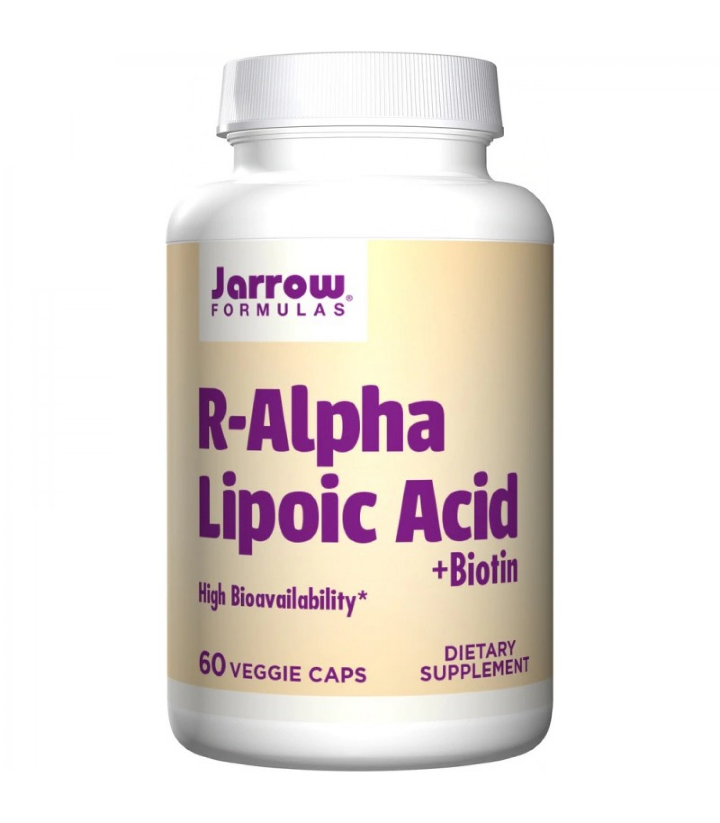 Jarrow Formulas R-Alpha Lipoic Acid 100mg + Biotin - Алфа Липоева Киселина + Биотин